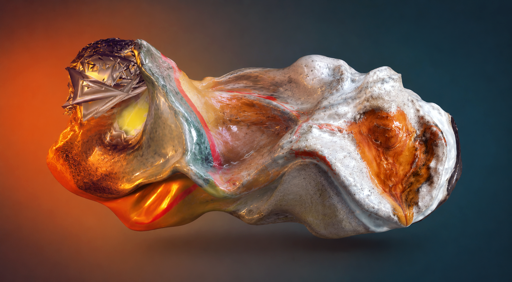 Digital 3D sculpture by Chiara Passa